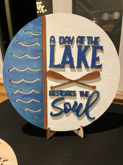 DIY Sign Classes Lake and Camp signs