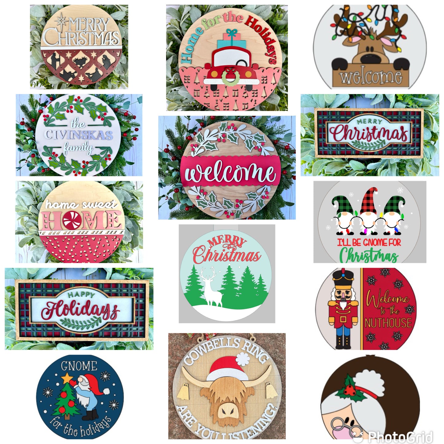 DIY  Christmas Sign Classes 2