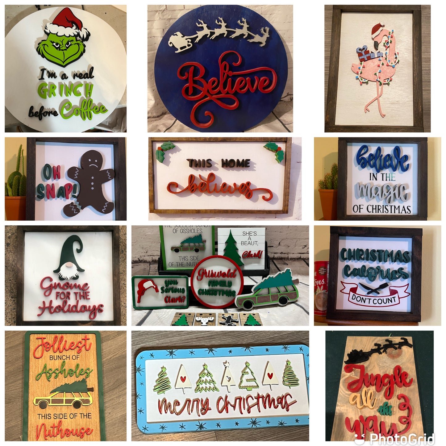 DIY  Christmas Sign Classes 5