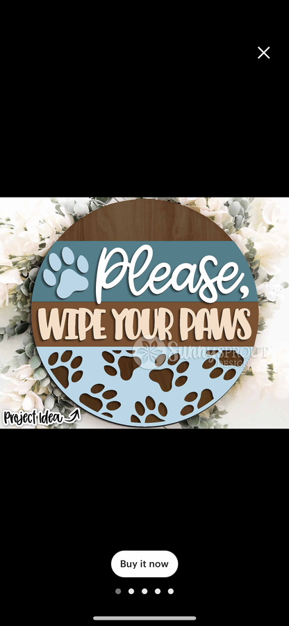 DIY Sign Classes Cats and Dogs Welcome Signs