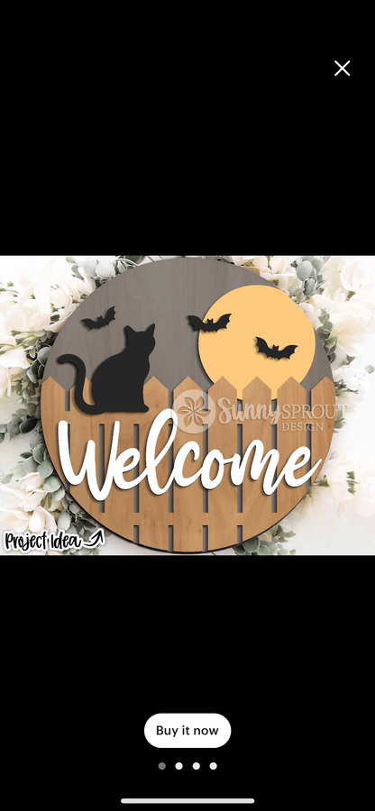 DIY Sign Classes Cats and Dogs Welcome Signs