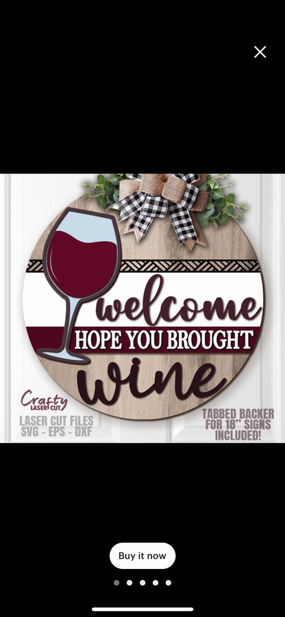 DIY Sign Classes Wine and Food Signs