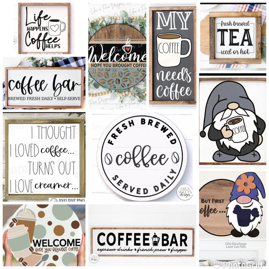 DIY Sign Classes Coffee Signs