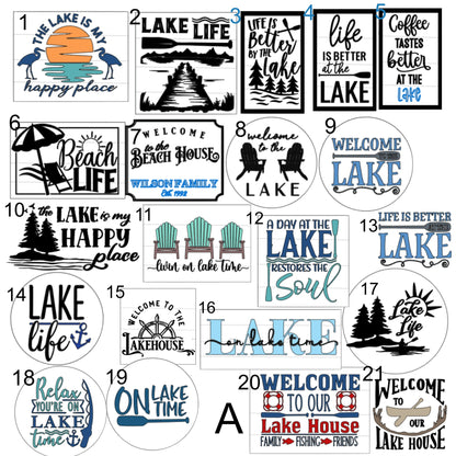 DIY Sign Classes Lake and Camp signs