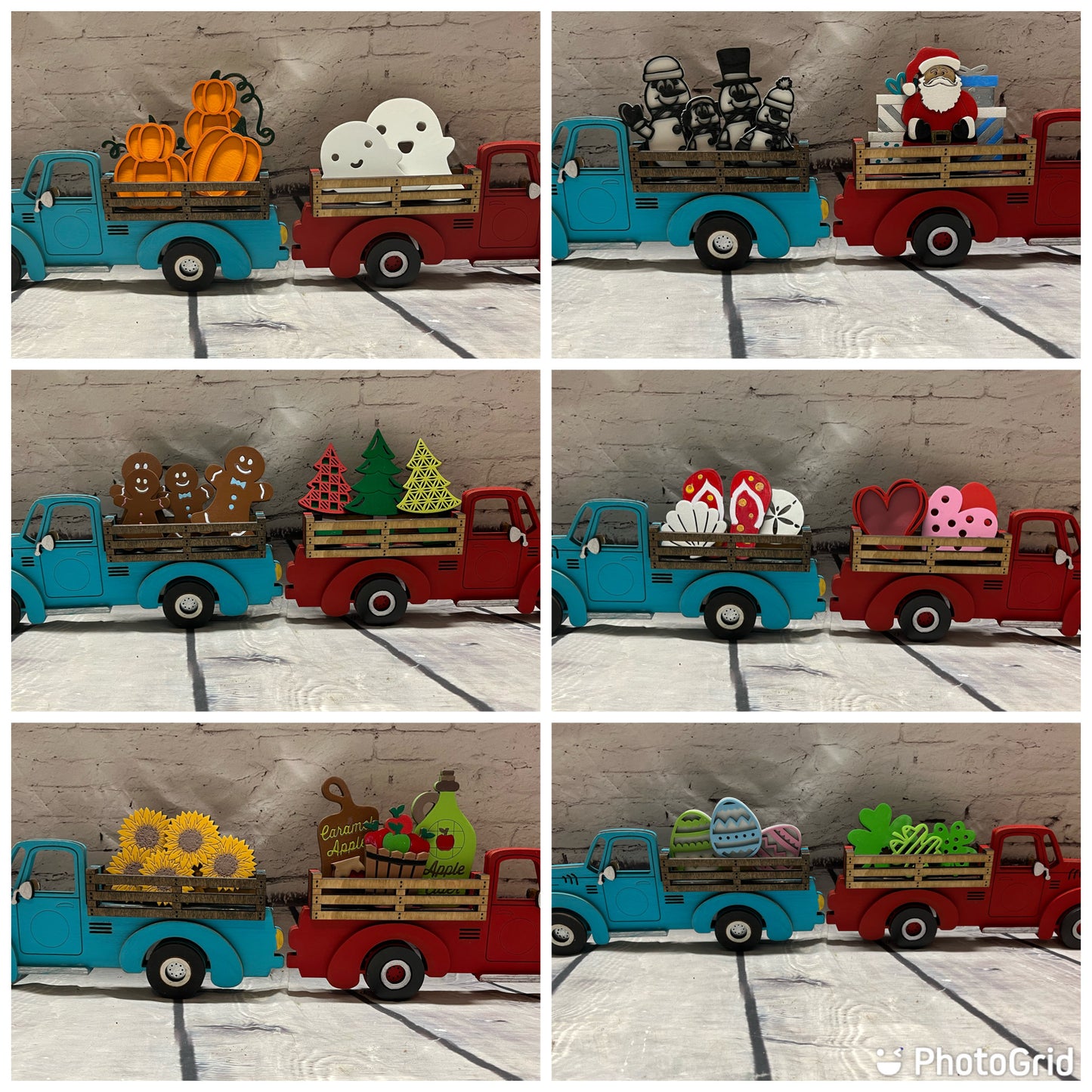 Red Truck Seasonal Inserts